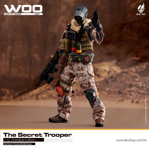 預購12月 DevilToys 1/12 可動 WOO02 War of Order Trooper 沙漠 