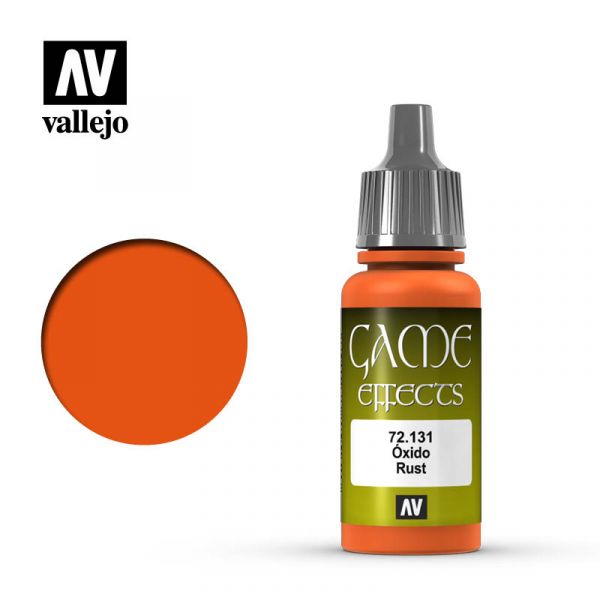 Acrylicos Vallejo -108 - 72131 - 遊戲色彩 Game Color - 鏽色（效果漆） Rust - 17 ml. 