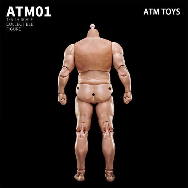 預購7-9月 ATM TOYS 1/6 ATM01 升級版 強壯版男性兵人素體 