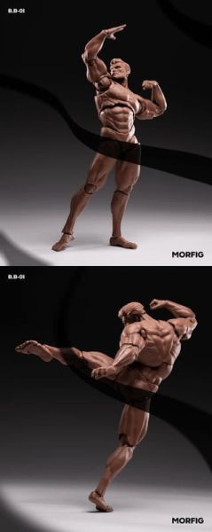 預購26年Q2 INART Male Body β 1/12 素體 超可動人偶 黑膚版 