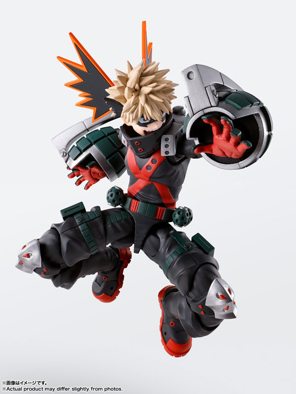 萬代 代理版 S.H.F 我的英雄學院 爆豪勝己 可動完成品 