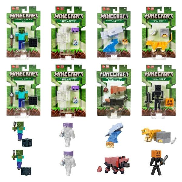 預購6月 Mattel GTP08-987C Minecraft 我的世界 基礎公仔組 一套8入 