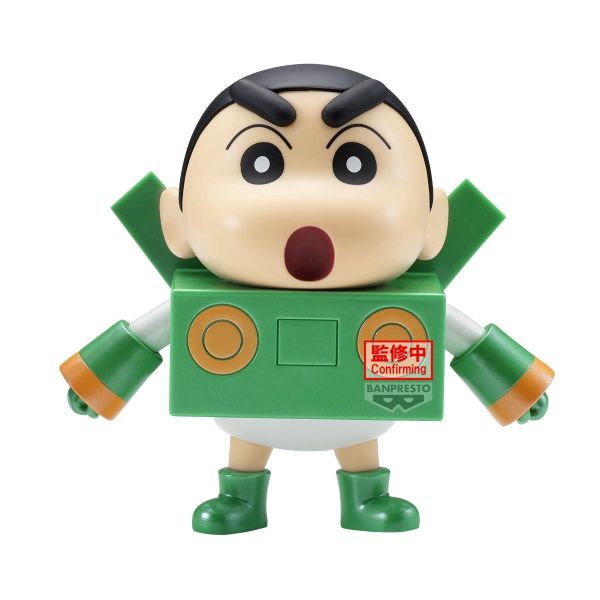 預購9月 BP景品 蠟筆小新 Cosplay小新 動感超人和康達姆機器人 特別色ver. B康達姆機器人小新 