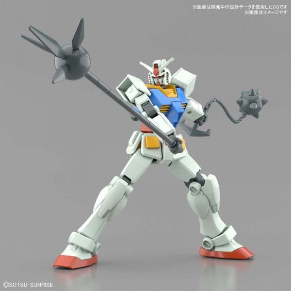 萬代 BANDAI 組裝模型 EG 1/144 機動戰士鋼彈 RX-78-2 初鋼 全武裝 