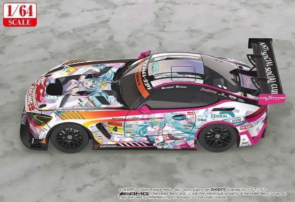 預購27年2月 GSC 1/64 初音未來GT計畫 賽車初音 2021 SUPER GT 第5戰Ver 
