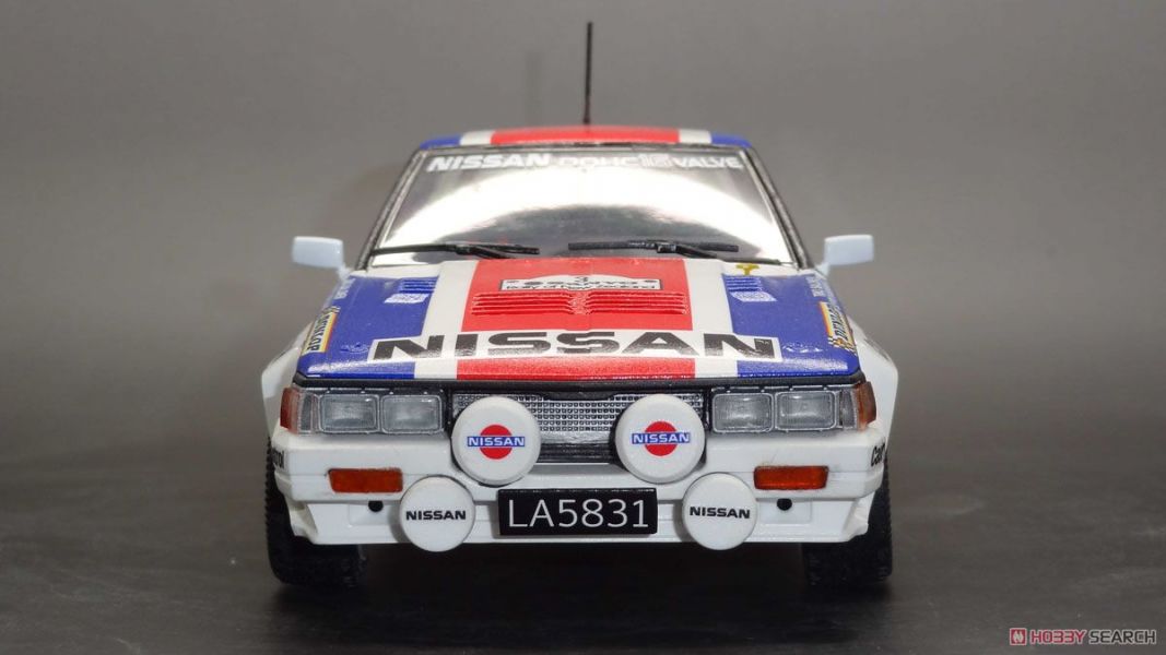 青島社 AOSHIMA  1/24 汽車模型 BEEMAX SERIES NO.07 NISSAN 240RS New Zealand Rally Version 組裝模型  