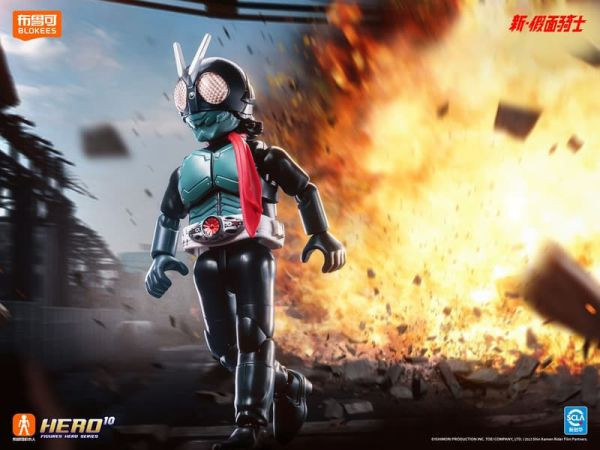 布魯可 積木人 新·假面騎士 經典組合版 假面騎士一號 & 機車旋風號 D1003 