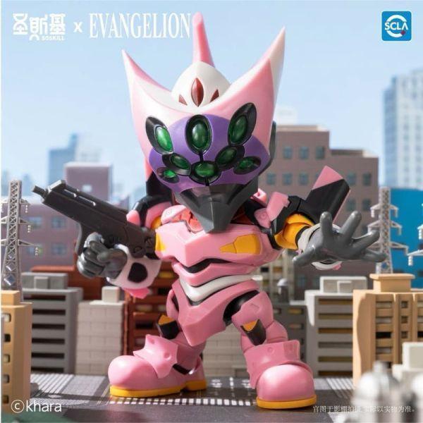 聖斯基 X 新世紀福音戰士 EVA 初號機 第四使徒 拼裝盲盒 原封6入 