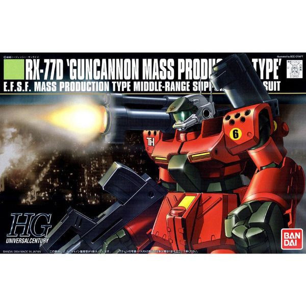 BANDAI 1/144 HGUC 044 鋼加農 量產型 機動戰士鋼彈 0083 星塵作戰回憶錄 組裝模型 