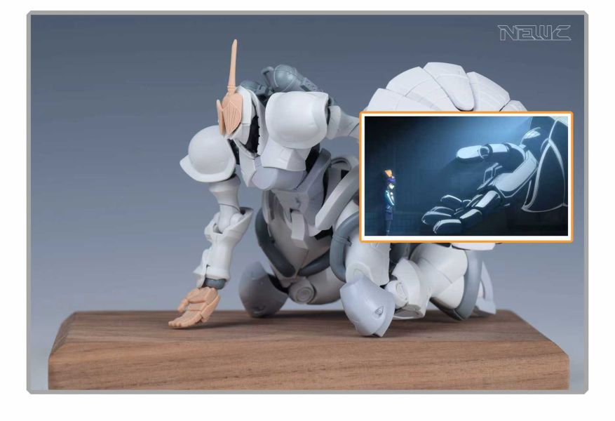 預購9月 MADWORKS 新月 萬代 HG 艾古沙貝専用強人 吉昂 (白瓷矛装備) 造型手+頭部+導彈 改件 膚色 