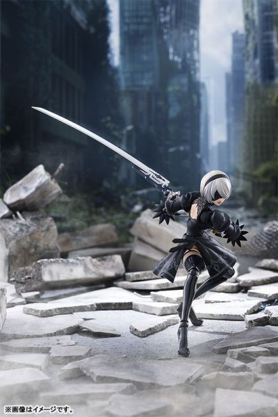 好微笑 GSC 代理版 尼爾自動人形 figma 2B (寄葉二號B型) 可動完成品 