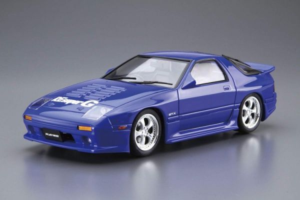 青島社 AOSHIMA 1/24 汽車模型 RE雨宮 SAVANNA  FC3S RX-7'89 組裝模型 