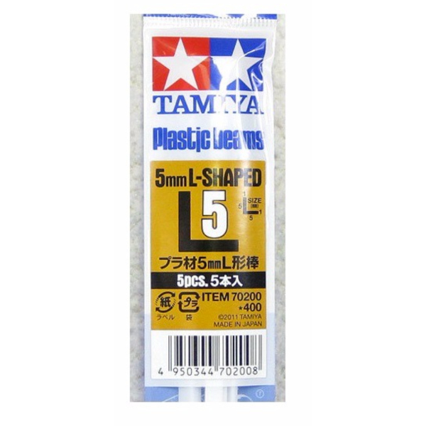 田宮 TAMIYA 70200 5mm L形棒 5入 