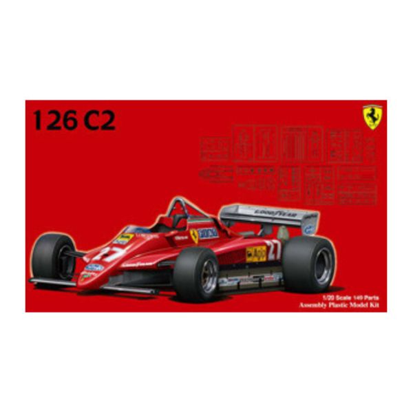 富士美 FUJIMI 1/20 FERRARI 126 C2 Gilles Villeneuve 法拉利F1 