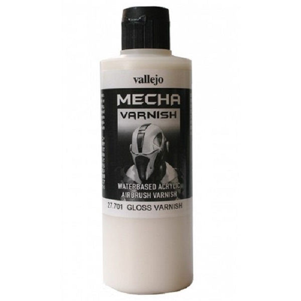 西班牙 Vallejo AV水性漆 27701- Mecha Color - 機甲亮光保護漆 200ml 