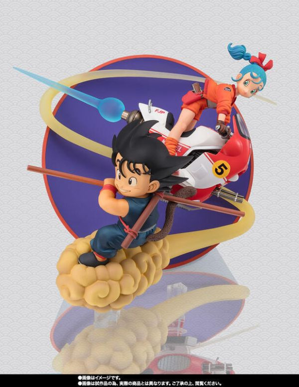 代理版 Figuarts ZERO 七龍珠 孫悟空&布瑪 PVC完成品 