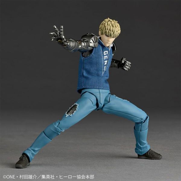 預購27年4月 KAIYODO 海洋堂 Revoltech 山口式 一拳超人 傑諾斯 可動完成品(再販) 