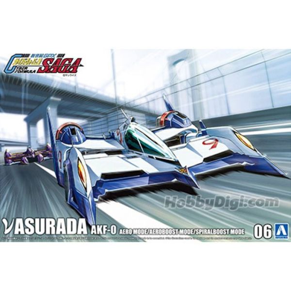 青島 1/24 閃電霹靂車 超級阿斯拉AKF-0 二段推進器模式 組裝 
