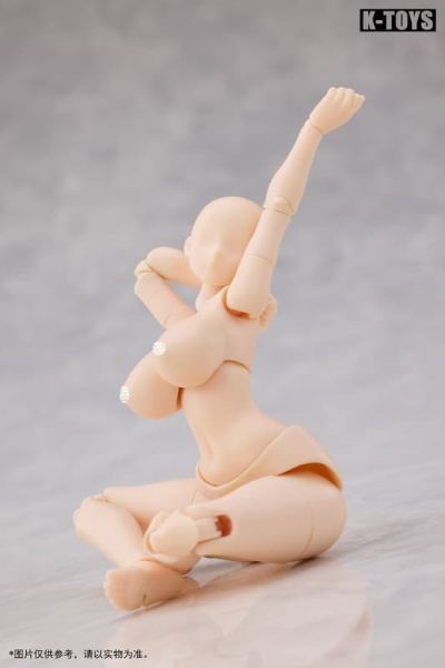 預購10-12月 K-Toys 日漫風 豐滿女素體 KT02A 白膚 1/12 