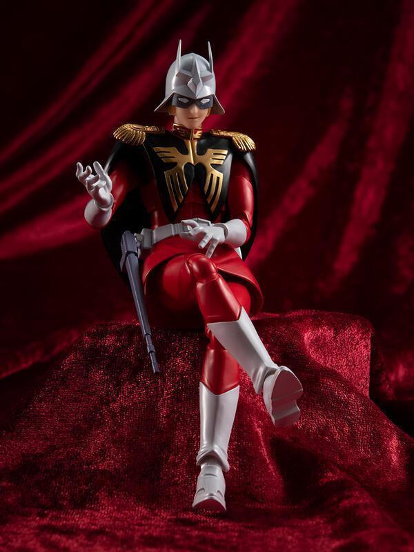 萬代 代理版 SHF 機動戰士鋼彈 紅色彗星 夏亞 阿茲納布爾 