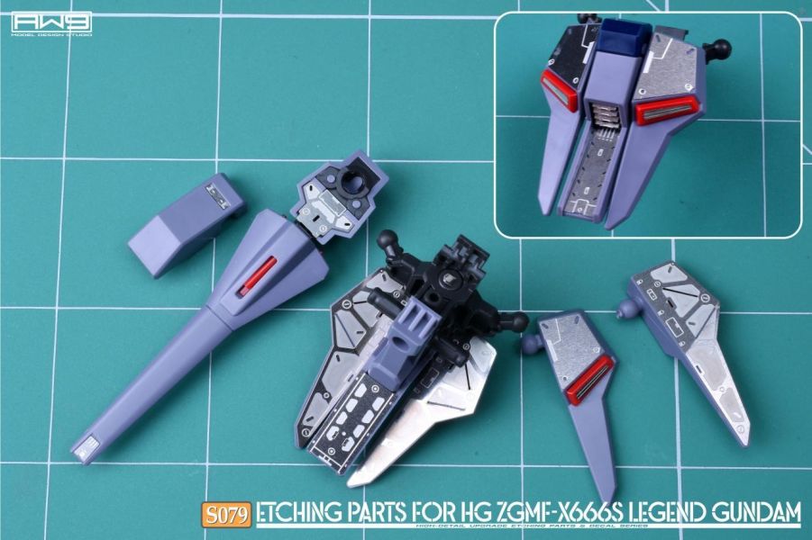 預購5月 鋼魂 S079 HG傳說鋼彈蝕刻片(背膠款) 