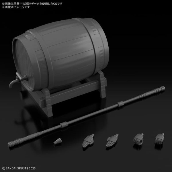 萬代 30MF 組裝奇幻輕作戰 道具店5（武術配件）組裝模型 