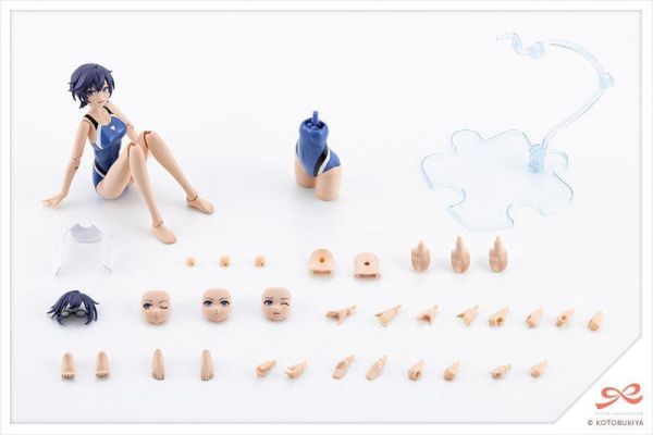 預購8月 壽屋 組裝模型 一般版 創彩少女庭園 早乙女瑠衣 桃櫻高校 競技泳裝 