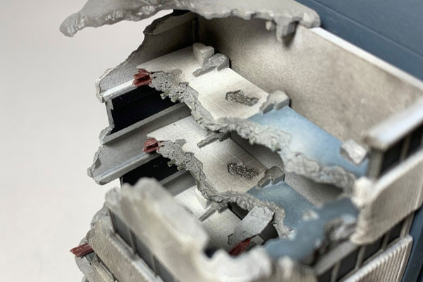 預購10月 TOMYTEC 1/144 組裝 D-CM22 廢棄大樓 