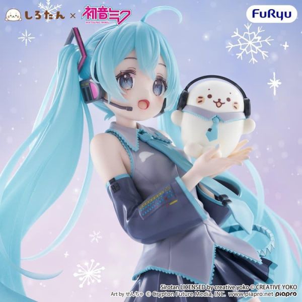預購9月 Furyu 景品 Exceed Creative 海豹小白×初音未來 