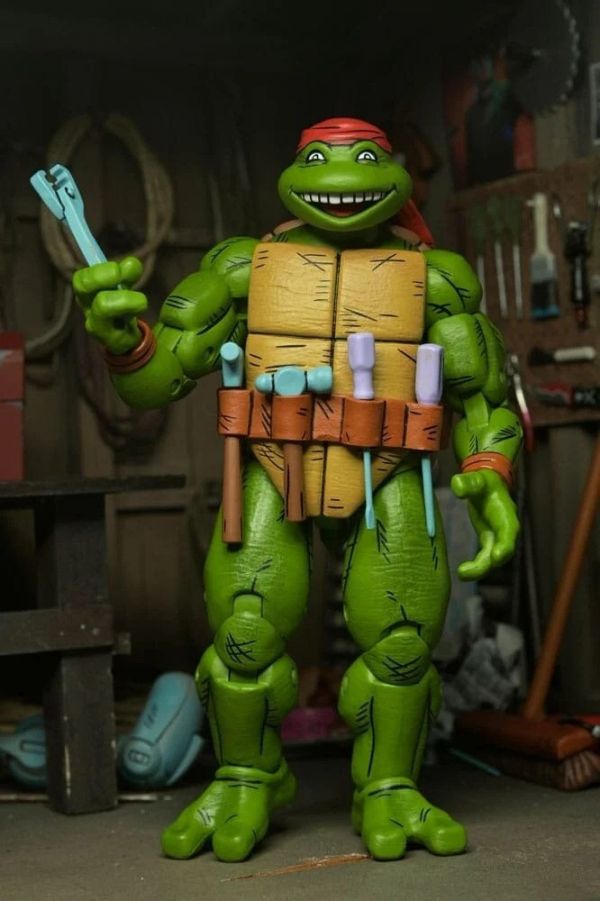 預購10月 NECA 忍者龜 雜務工 多納太羅 7吋 可動 