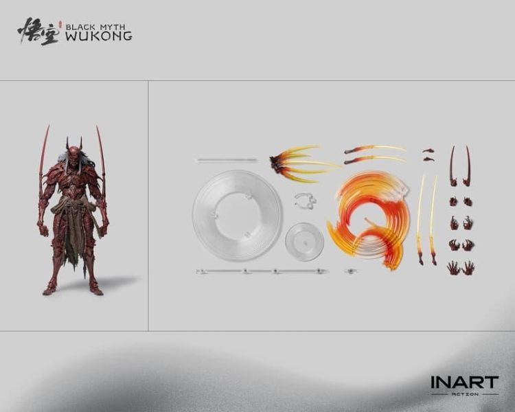 預購Q3 INART Action系列 1/12 可動 黑神話 悟空 夜叉王 