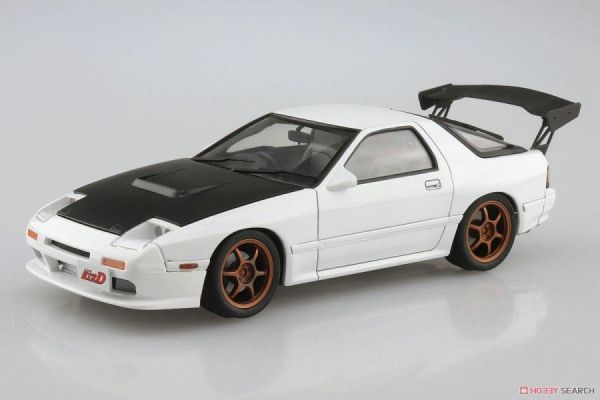 青島社 AOSHIMA 1/24 汽車模型 頭文字D No.7 高橋涼介 FC3S RX-7 箱根對決式樣 組裝模型 AAOSHIMA 1/24 頭文字D 藤原拓海 AE86 SPRINTER TRUENO [D計畫]
