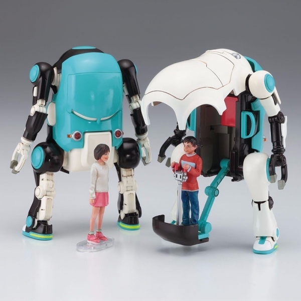 長谷川 HASEGAWA 1/35 機動機器人 WeGo No.02 CW10 牛奶&可可 組裝模型 