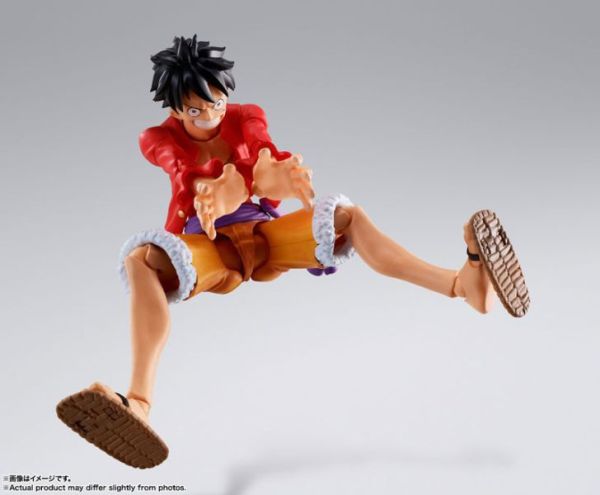 預購25年1月 萬代 代理版 SHF S.H.F 航海王 蒙其‧D‧魯夫-鬼島討伐-(再販) 