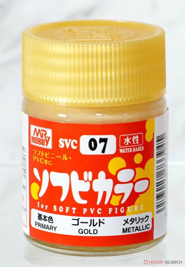 郡氏 GSI 水性漆 SVC系列 軟膠專用水性漆 18ml 