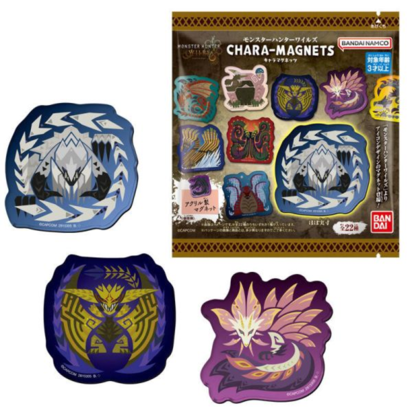 預購10月 萬代 盒玩 魔物獵人 荒野 魔物角色造型磁鐵 中盒14入 