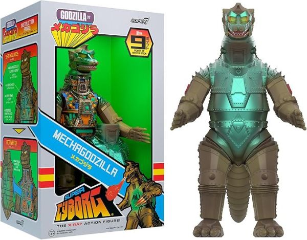 SUPER7 東寶超級機器人 哥吉拉 機械哥吉拉 Vintage Toy 透視版 可動完成品 