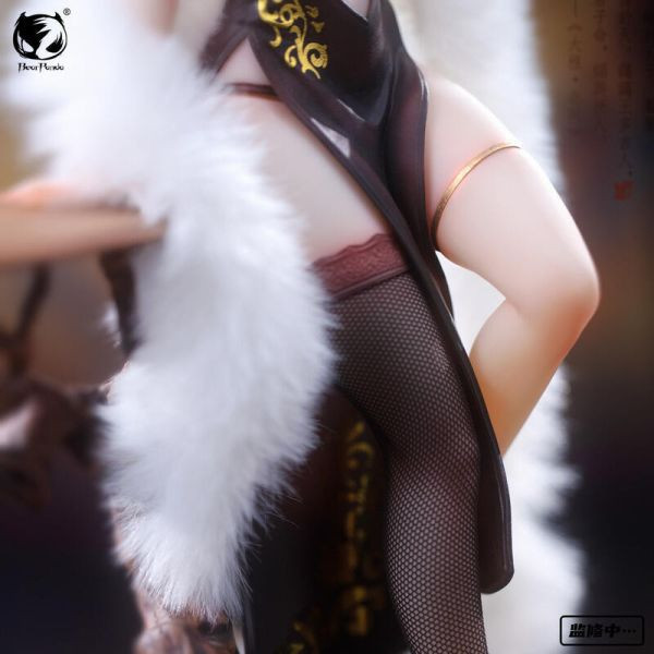 BearPanda 真絲襪追視眼溫感漆 毛絨披肩 有鳳來儀 1/6 PVC完成品 