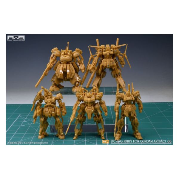 預購6月 MADWORKS S72 萬代盒玩 鋼彈 ARTIDACT 第5彈 專用蝕刻片 