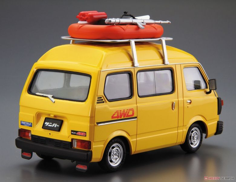 青島社 AOSHIMA 1/24 汽車模型 Subaru K88 Sambar High Roof4WD 