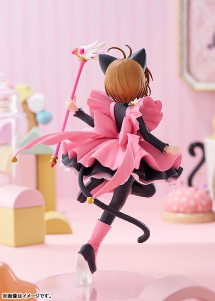 預購26年2月 GSC POP UP 庫洛魔法使 木之本櫻 黑貓風戰鬥服 L 
