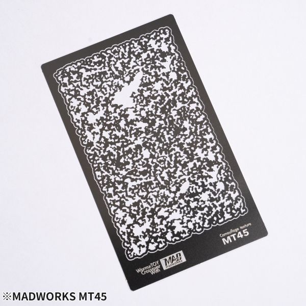 MADWORKS MT-45 特殊塗裝用質感遮噴板5-迷彩特效遮噴版 