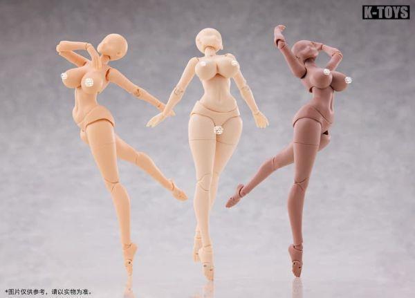 K-Toys 日漫風 豐滿女素體 KT02A 白膚 1/12 