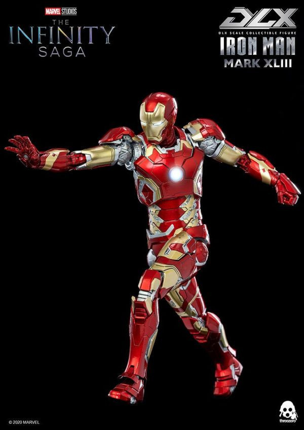 THREEZERO DLX 1/12 鋼鐵人Mark 43 16.5cm 再販 