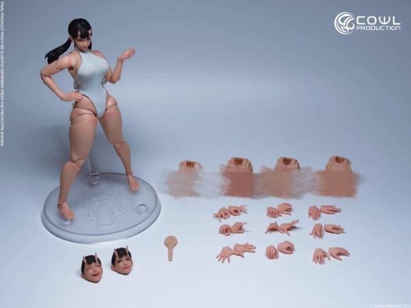 預購Q2 COWL PRODUCTION 鬼 1/12 女兵人素體 鬼女 有妝成品版 