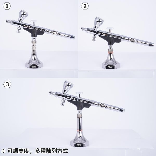 預購4月 MADWORKS HEX-01 六角噴筆底座 <適用各種1/8規格的噴筆> MADWORKS,鷹嘴刀,刻線刀,砂紙,研磨海綿,削切