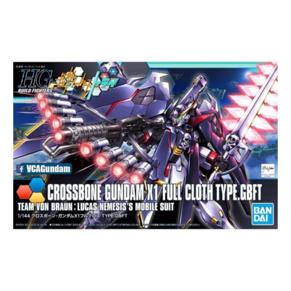 萬代 BANDAI 鋼彈創鬥者 HGBF 1/144 #035 骷髏鋼彈X1 全覆式披風型 組裝模型 