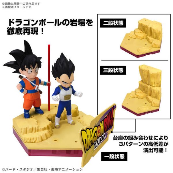 萬代  BANDAI 七龍珠DAIMA 孫悟空 (迷你) & 貝吉塔 (迷你) 組裝模型 