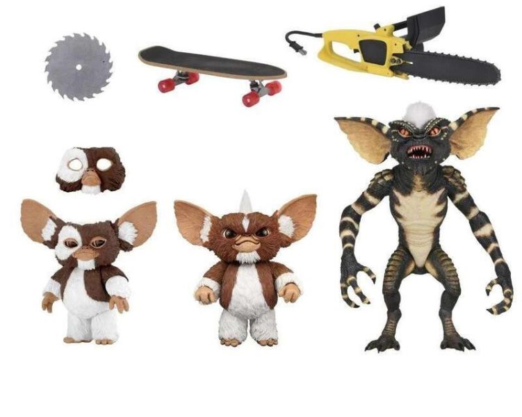 預購25年1月 NECA 代理版 Gremlins 小精靈 40週年紀念套裝 可動完成品 