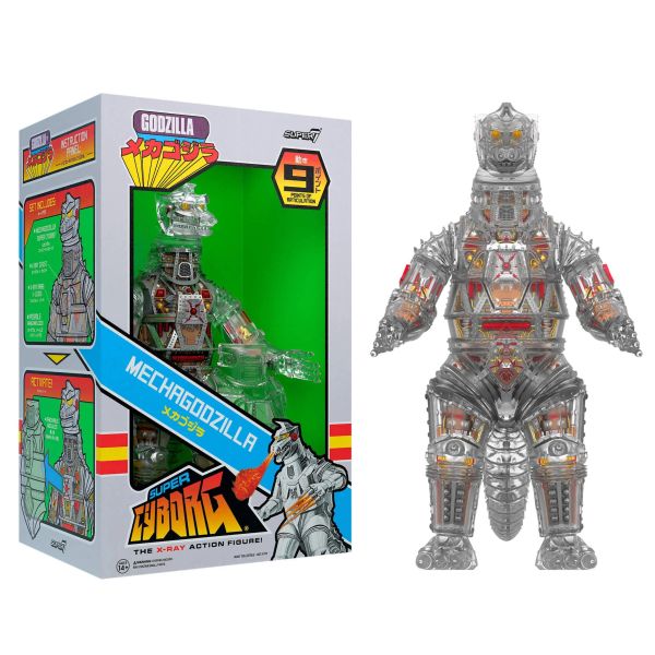 SUPER7 東寶超級機器人 哥吉拉 機械哥吉拉 Vintage Toy 透視版 可動完成品 